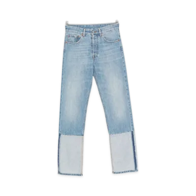 MM6 Maison Margiela Women's Jeans "Light Blue"