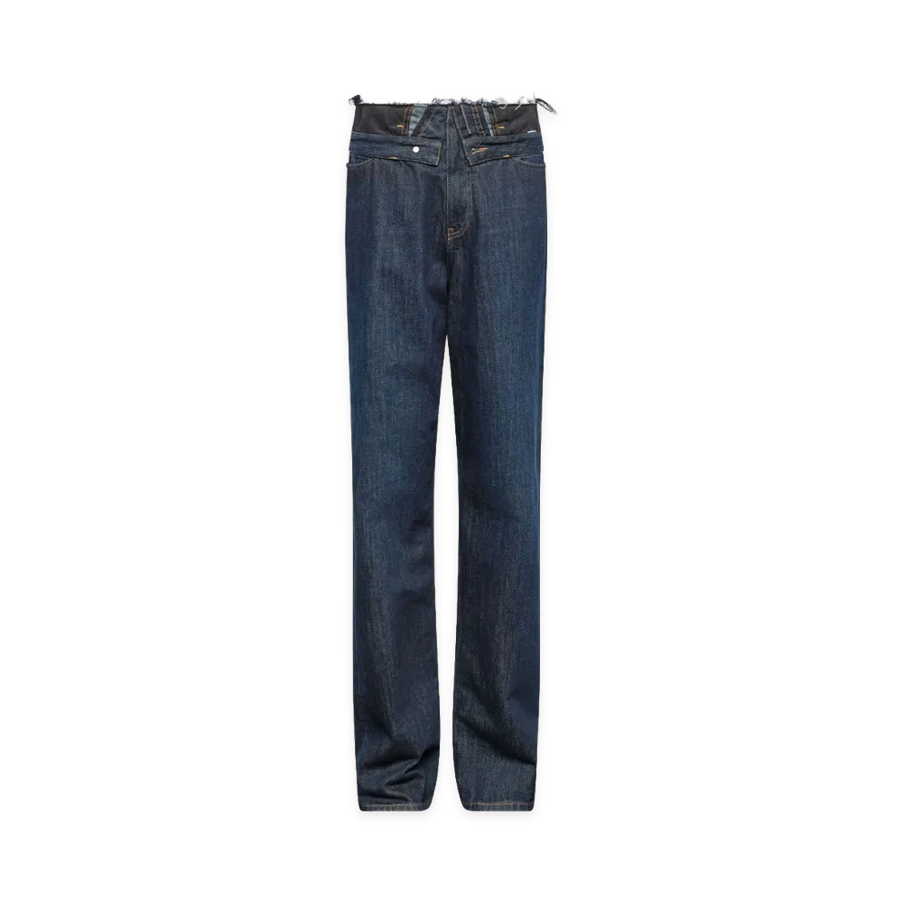 MM6 Maison Margiela Women's Jeans "Navy"
