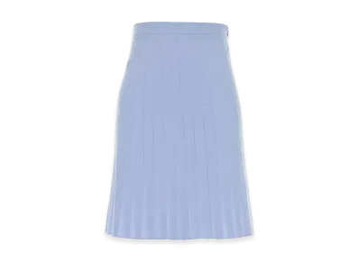MM6 Maison Margiela Women's Cotton Skirt "Light Blue/Powder Blue"