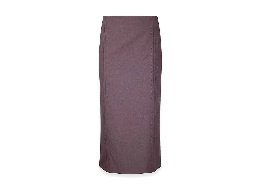 MM6 Maison Margiela Women's Midi Skirt "Burgundy"
