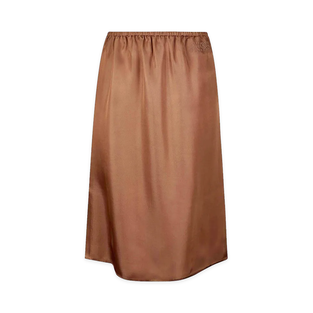 MM6 Maison Margiela Women's Midi Skirt "Light Brown"