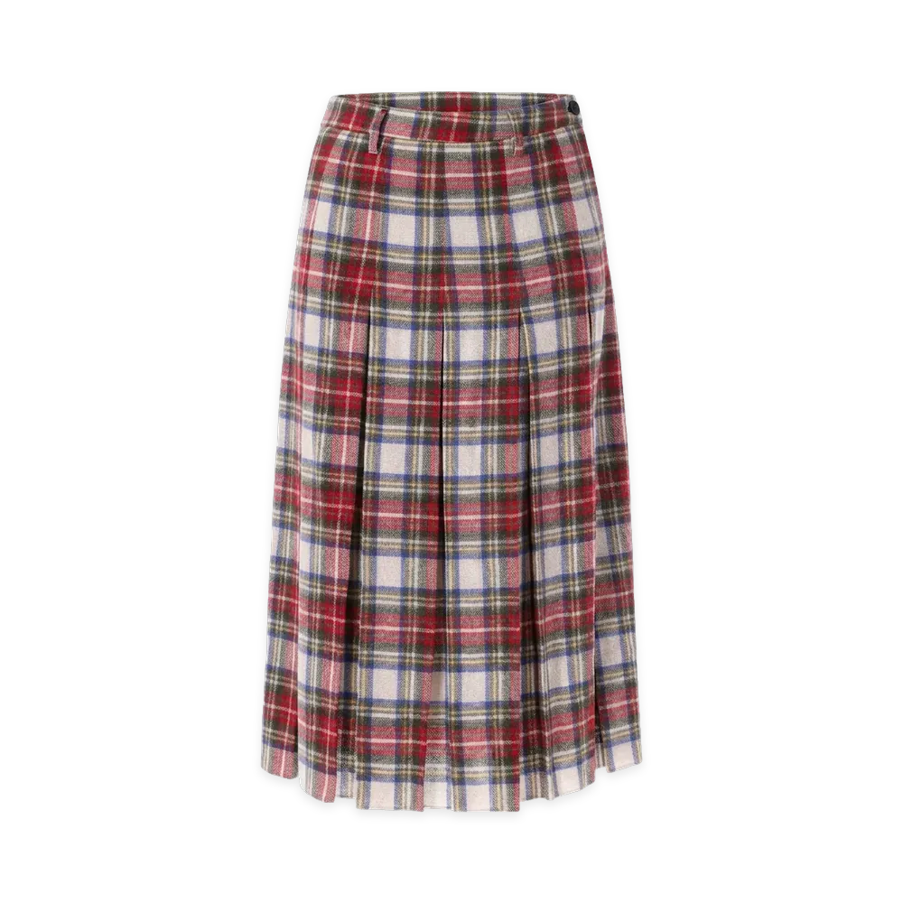MM6 Maison Margiela Women's Skirts "Off White/Red/Blue"