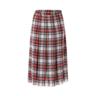 MM6 Maison Margiela Women's Skirts "Off White/Red/Blue"