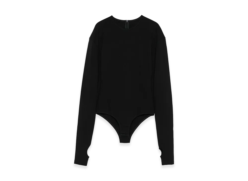 MM6 Maison Margiela Women's Long-Sleeved Top "Black"