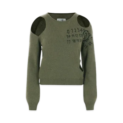 MM6 Maison Margiela Women's Sweaters "Green"