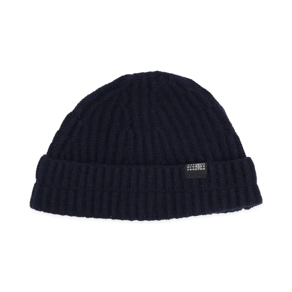 MM6 Maison Margiela Women's Beanie "Navy"