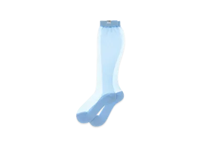 MM6 Maison Margiela Women's Organza Socks "Light Blue"