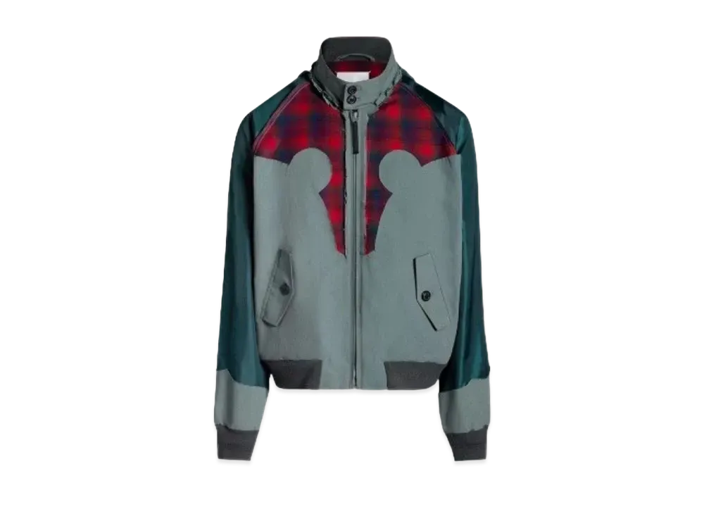 Maison Margiela Pendleton Yoke Bomber Jacket "Sage"