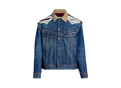 Maison Margiela Pendleton Denim Jacket "Navy"