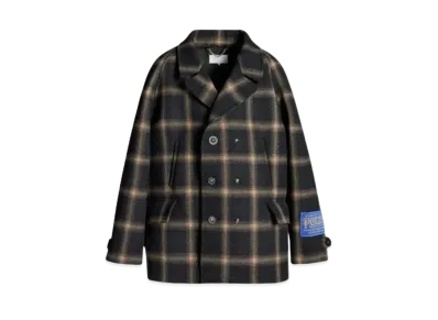 Maison Margiela Pendleton Peacoat "Black"
