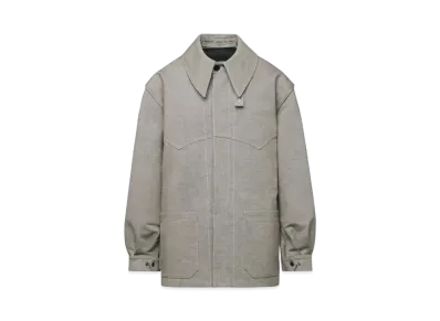 Maison Margiela Men's Broken Twill Jacket "Caviar"
