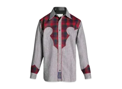 Maison Margiela Pendleton Yoke Gingham Shirt "Brown/Red"