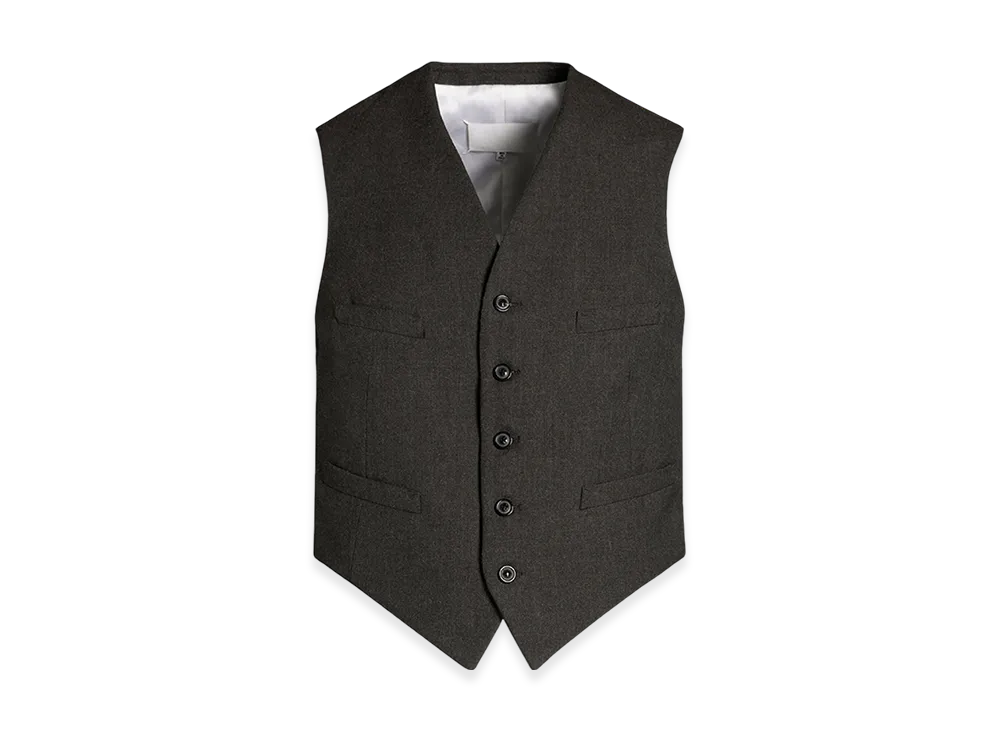 Maison Margiela Wool Waistcoat "Brown"