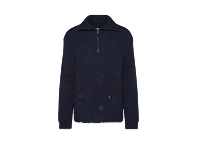 Maison Margiela Women's Summer Shetland Knit Sweatshirt "Blue"