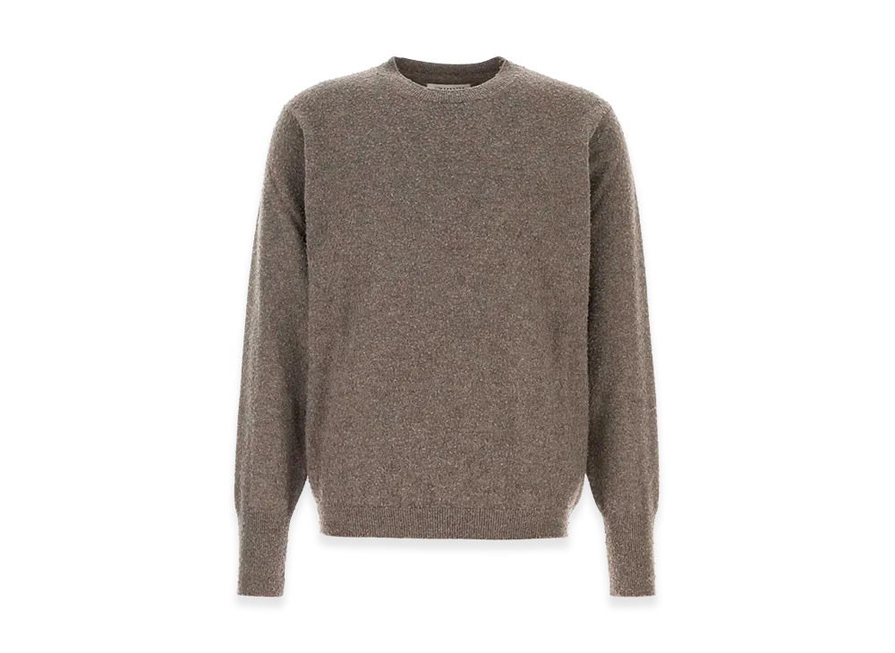 Maison Margiela Dove Grey Cashmere Blend Sweater "Brown"