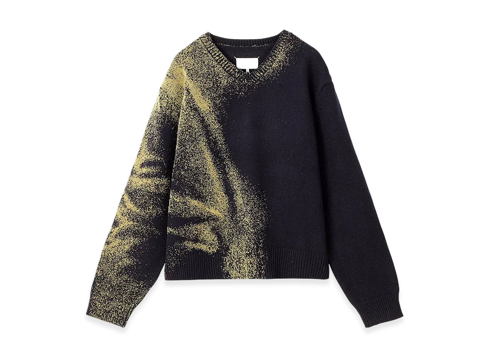 Maison Margiela V-Neck Knit "Navy"