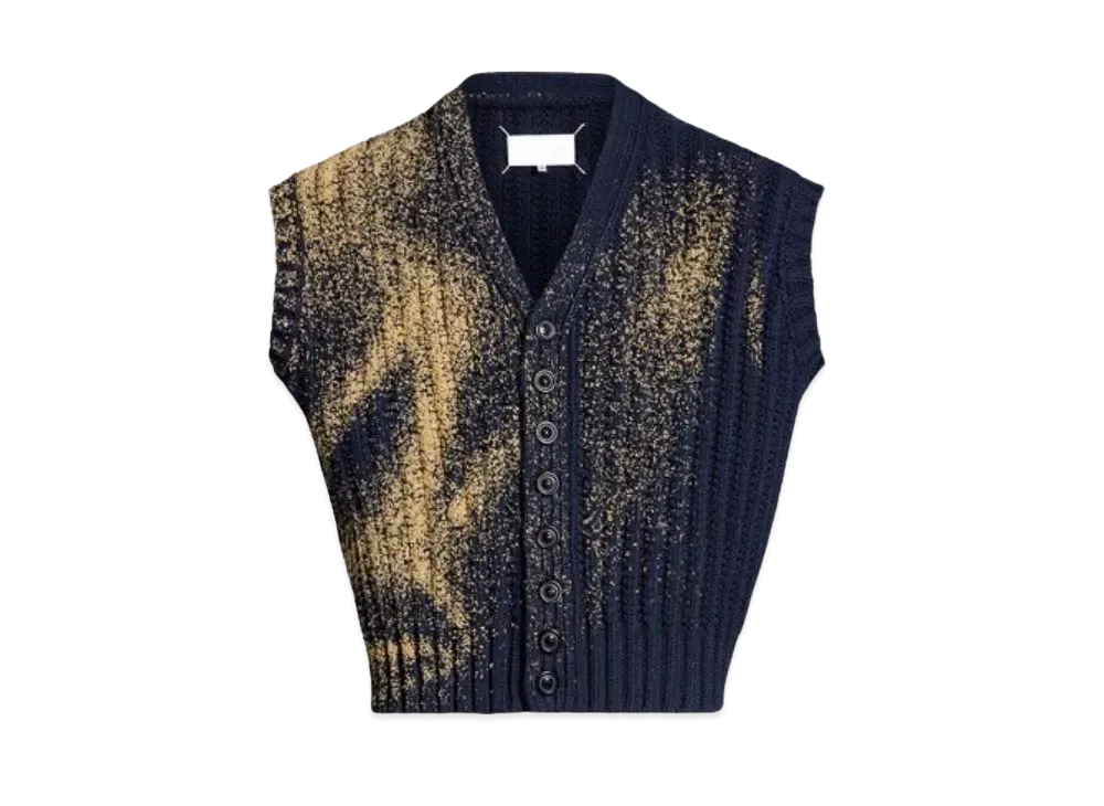 Maison Margiela Sandstorm Vest Cardigan "Navy"