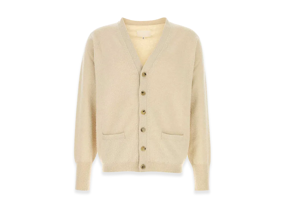 Maison Margiela Sand Cashmere Blend Cardigan "Beige/Tan"