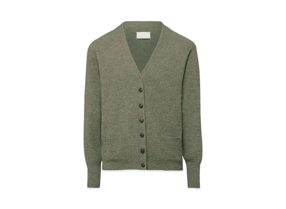 Maison Margiela Men's Cashmere Knit Cardigan "Moss Green"