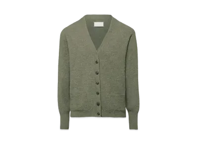 Maison Margiela Men's Cashmere Knit Cardigan "Moss Green"