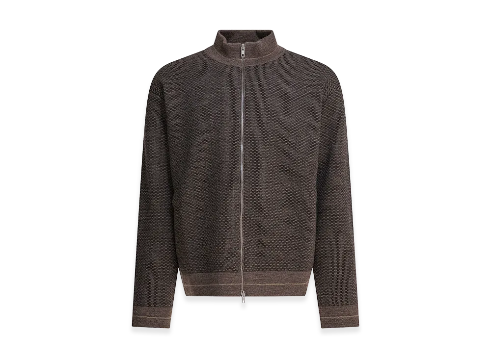 Maison Margiela Wool Zipper Sweater "Brown"