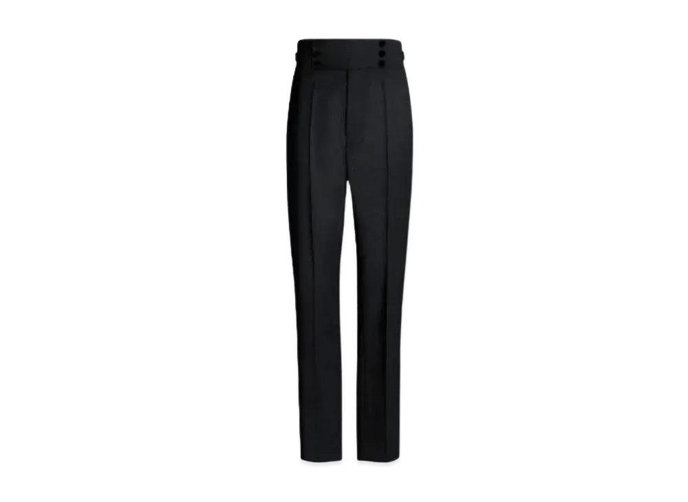 Maison Margiela Wool Tapered Trousers "Black"