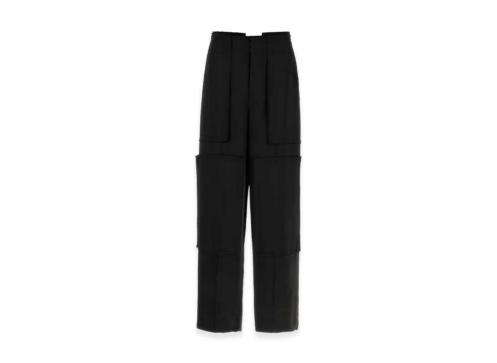 Maison Margiela Satin Wide-Leg Pant "Black"