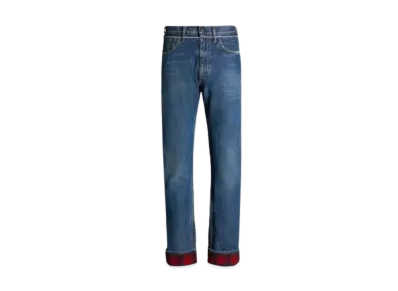 Maison Margiela Pendleton Yoke Jeans "Navy"
