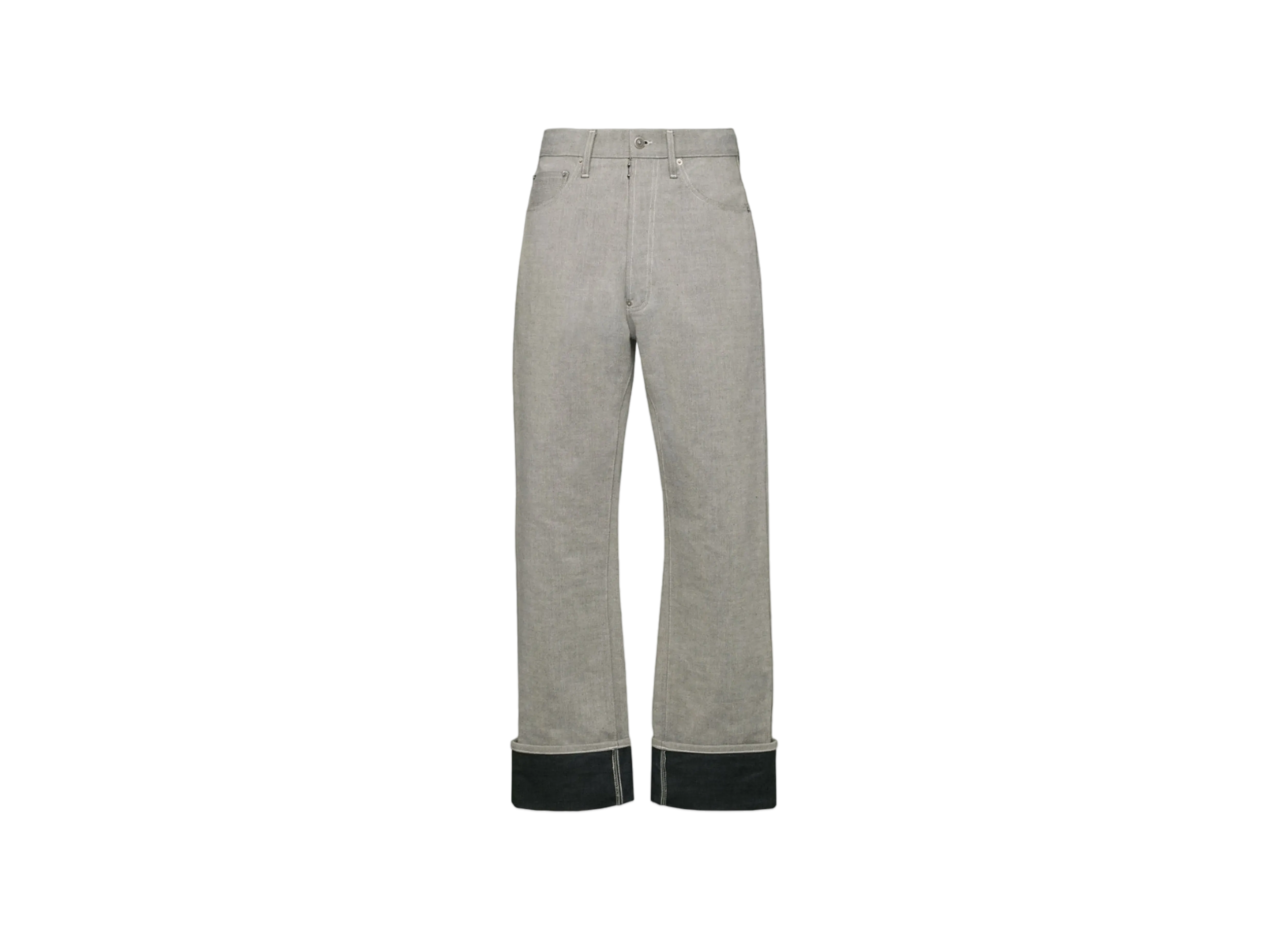 Maison Margiela Men's Turn-Up Jeans "Caviar"