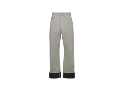 Maison Margiela Men's Turn-Up Jeans "Caviar"
