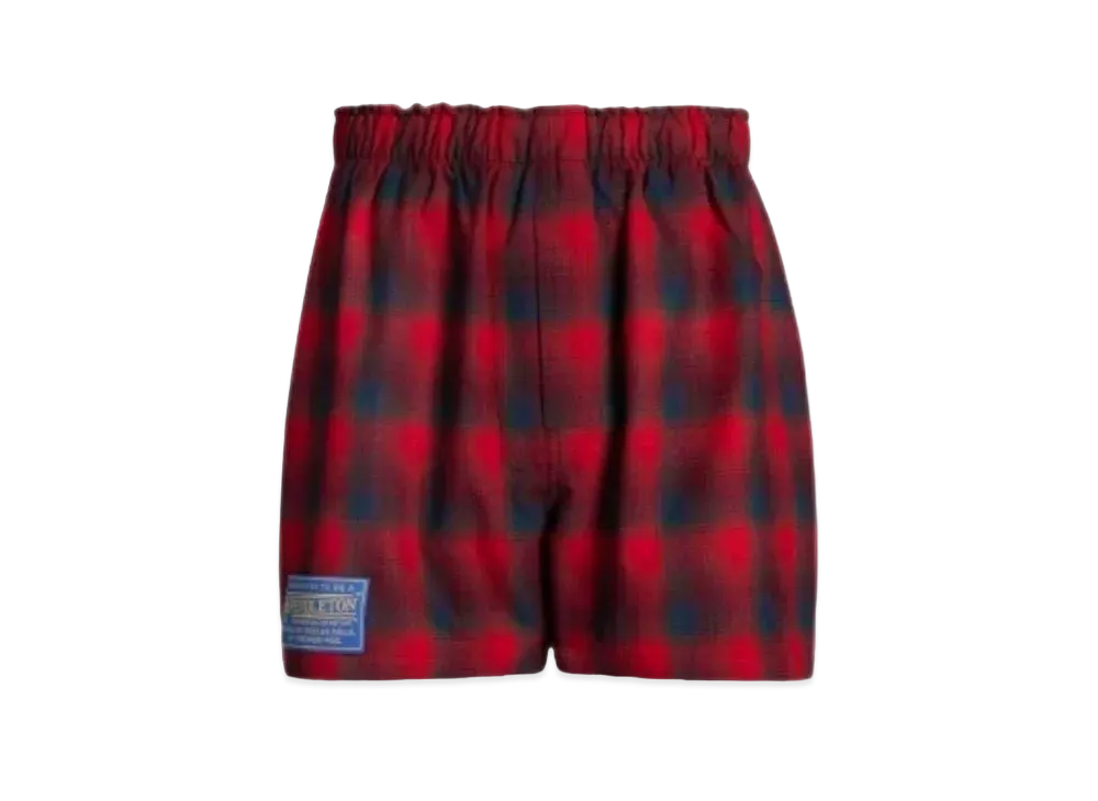 Maison Margiela Pendleton Shorts "Red"