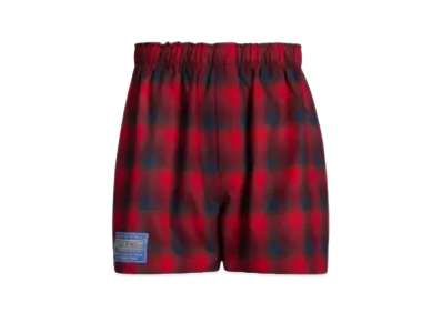 Maison Margiela Pendleton Shorts "Red"