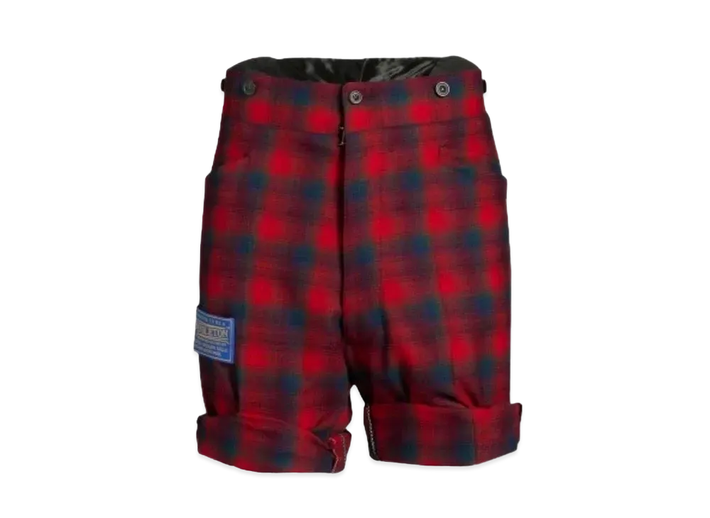 Maison Margiela Pendleton Shorts "Red"