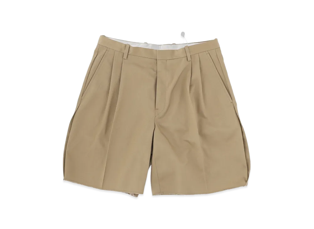 Maison Margiela Shorts Sartoriale In Cotone "Beige"