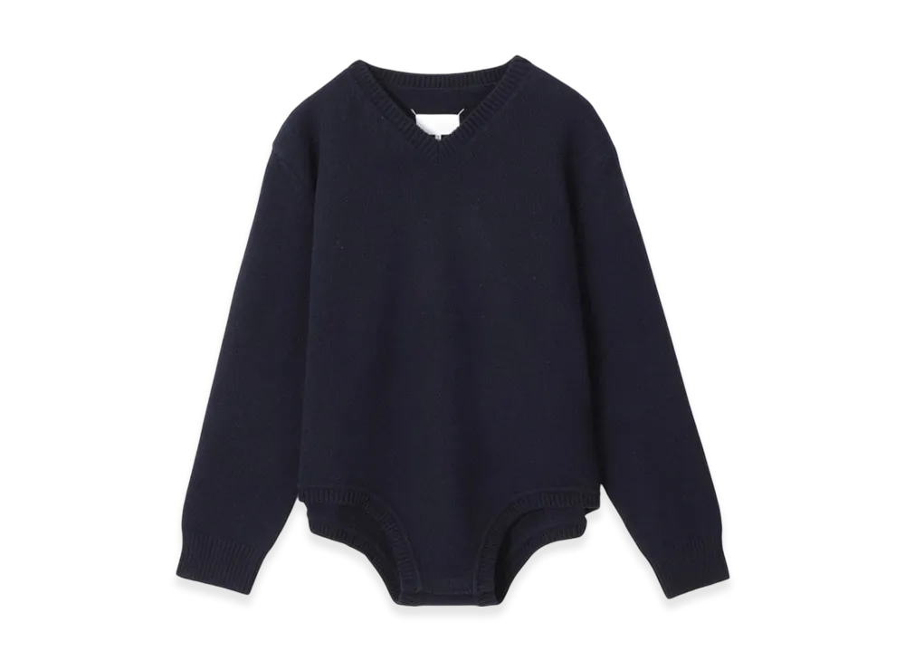 Maison Margiela V-Neck Knit "Navy"