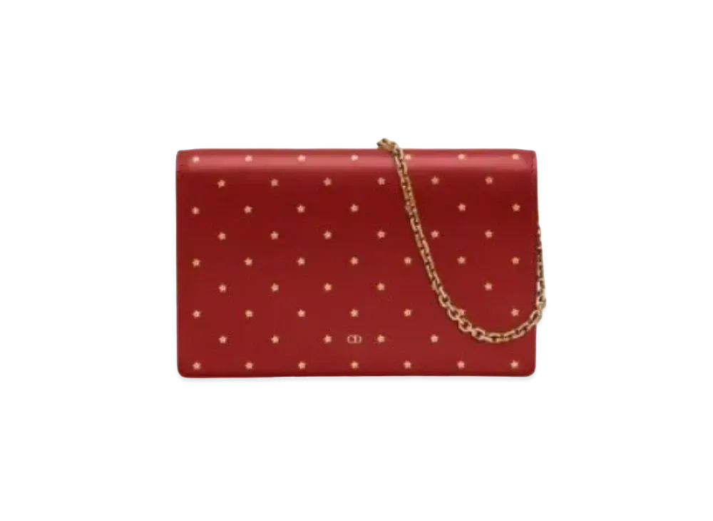 Dior Curfskin Wallet "Red"