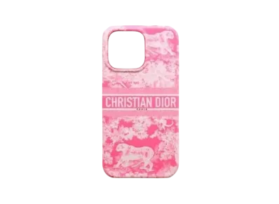 Dior Ladies Mobile Phone Case "Neon Pink"