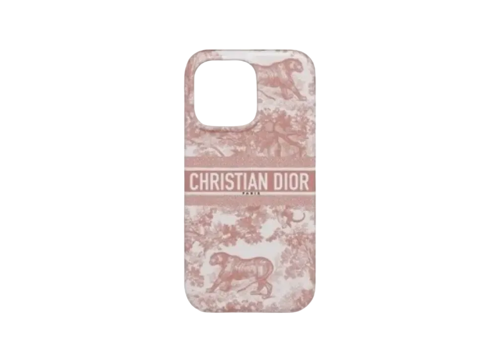 Dior iPhone 13 Pro Mobile Phone Case "Rose Pink"
