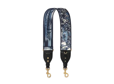 Dior Shoulder Strap With Ring "Blue"