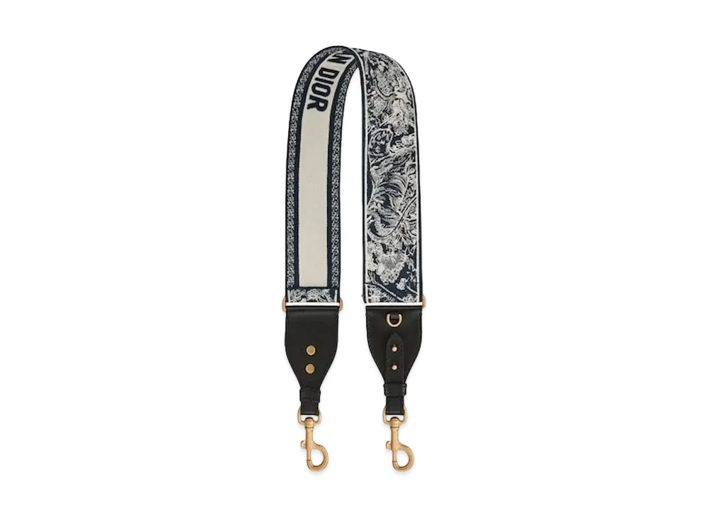 Dior Shoulder Strap With Ring "Blue"