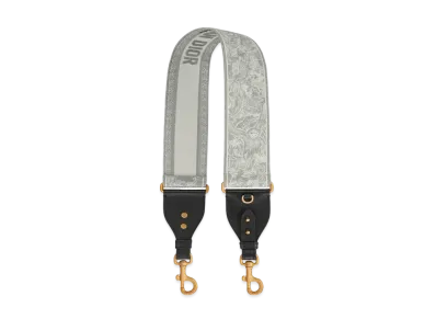 Dior Shoulder Strap With Ring "Gray"