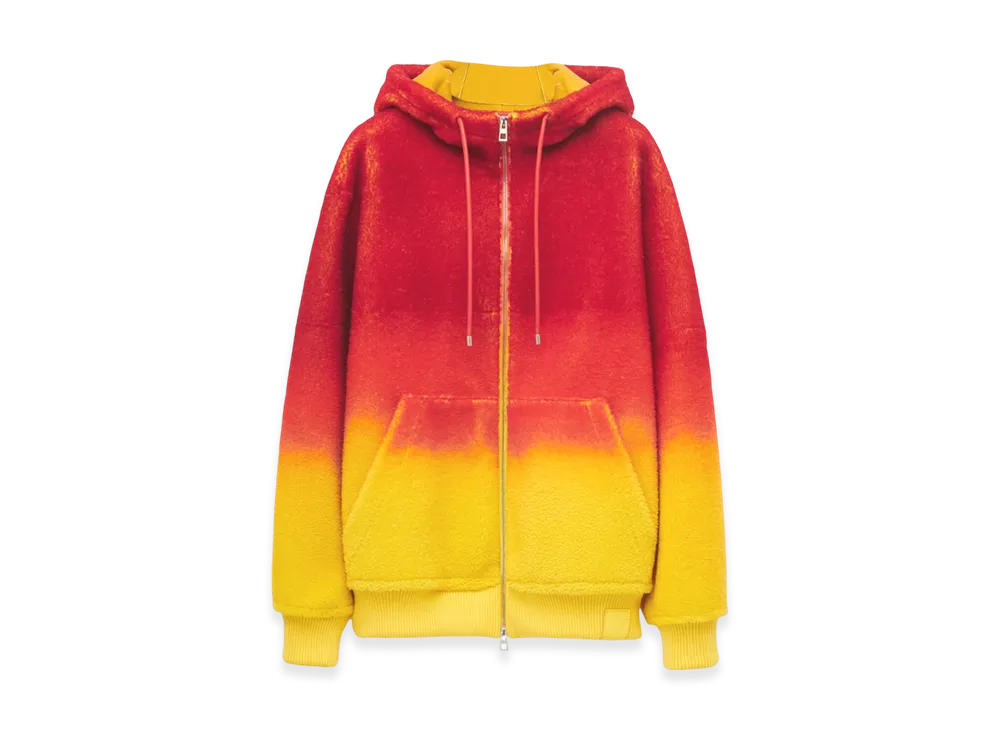 LOEWE x Howl's Moving Castle Calcifer Intarsia in Shearling "Multicolor"