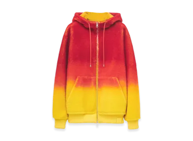 LOEWE x Howl's Moving Castle Calcifer Intarsia in Shearling "Multicolor"