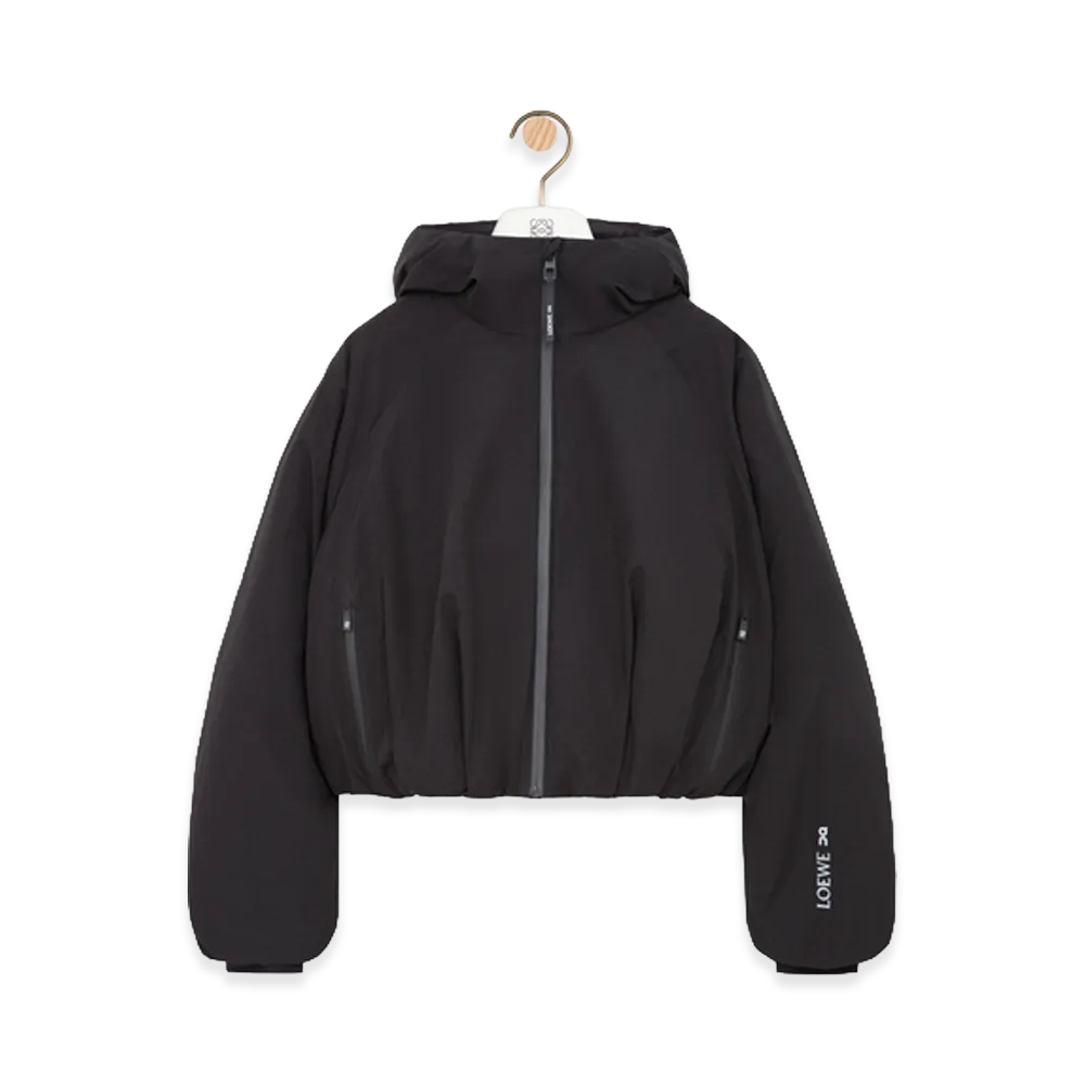 LOEWE x On Women's Cropped Puffer Jacket (Technical Shell) "Black"