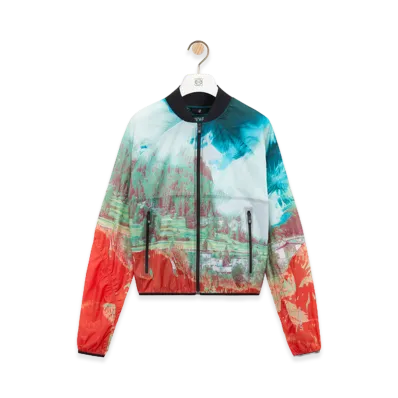 LOEWE x On Women's Zip Up Jacket (Technical Shell) "Multi"