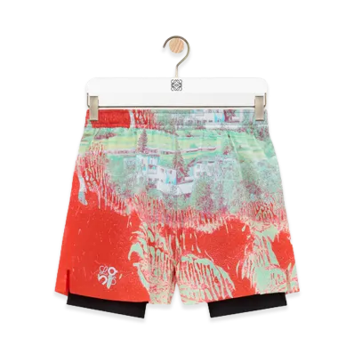 LOEWE x On Women's Shorts (Technical Shell) "Multi"