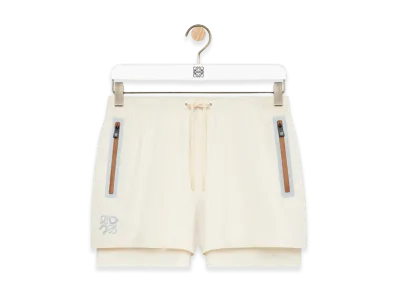 LOEWE x On Performance Shorts (Technical Shell) "Ivory"