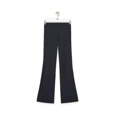 LOEWE x On Women's Bootcut Trousers (Stretch Jersey) "Black"