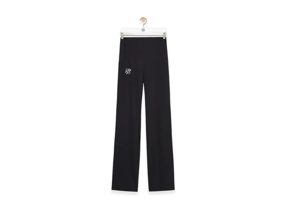 LOEWE x On Soft Bootcut Pants (Technical Jersey) "Black"