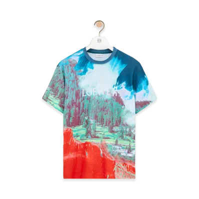 LOEWE x On Women's T-Shirt (Technical Jersey) "Multi"